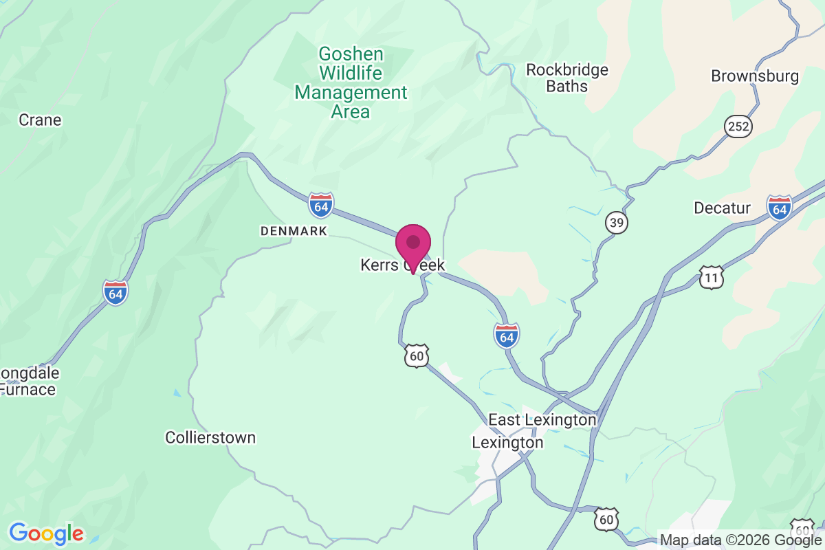 Kerrs Creek map