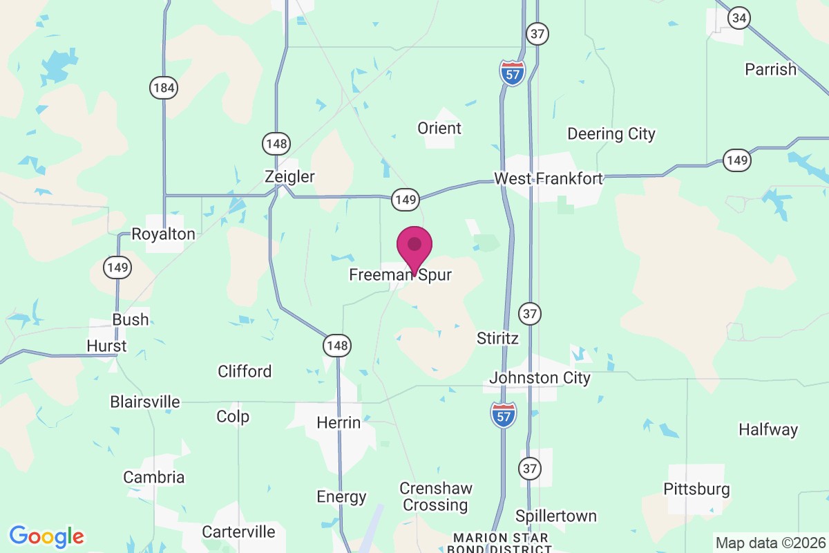 Freeman Spur map