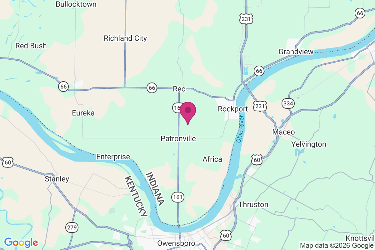 Spencer County Farm map
