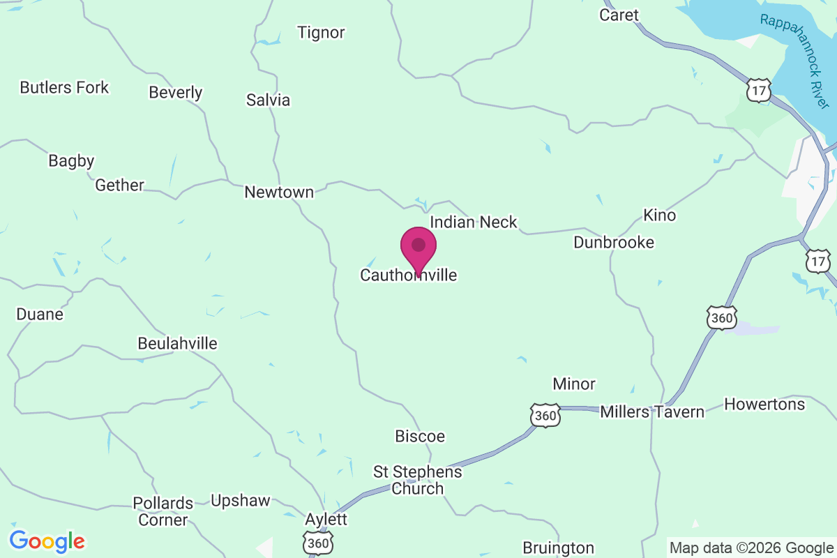 Cauthornville map