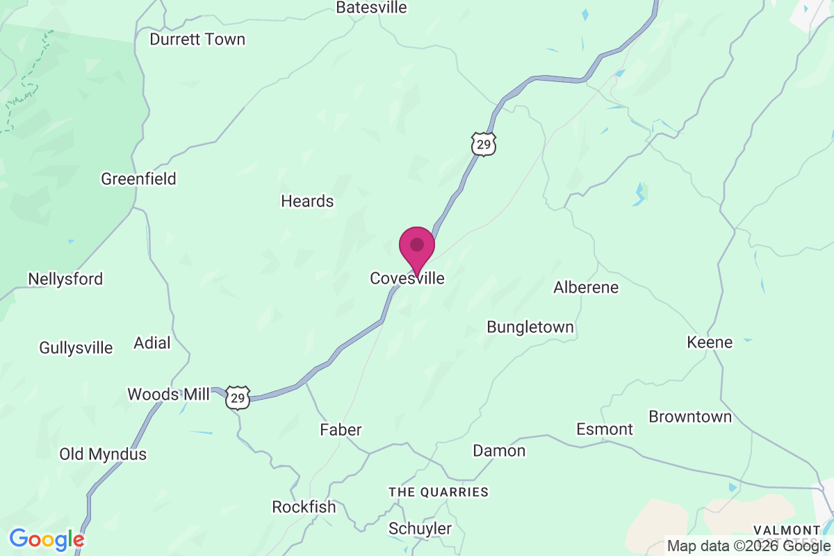 Covesville map