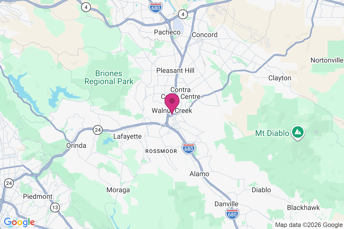 Walnut Creek map