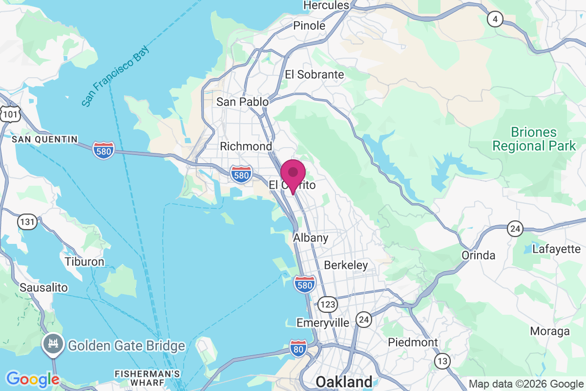 El Cerrito map
