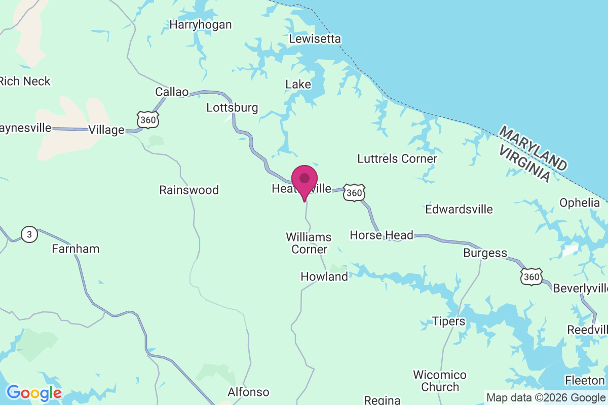 Heathsville map