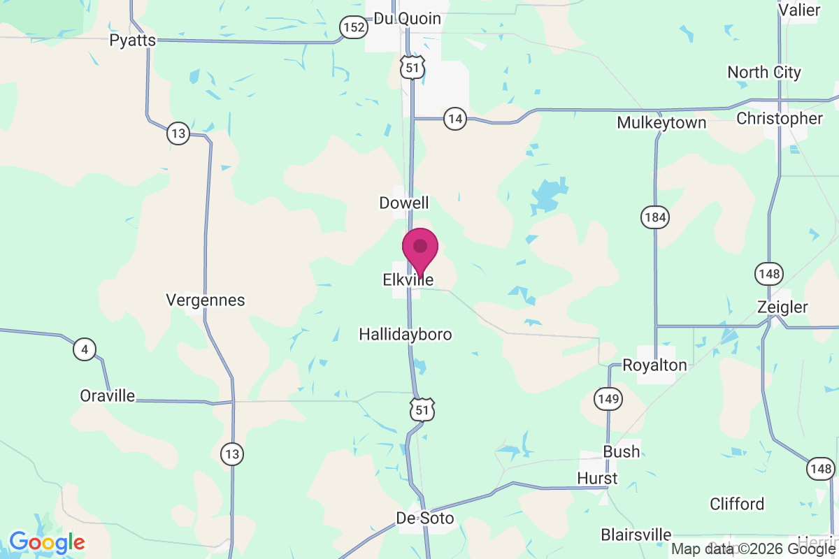 Elkville map
