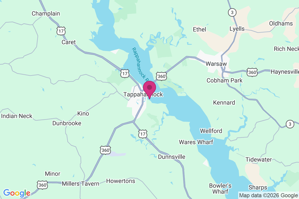 Tappahannock map