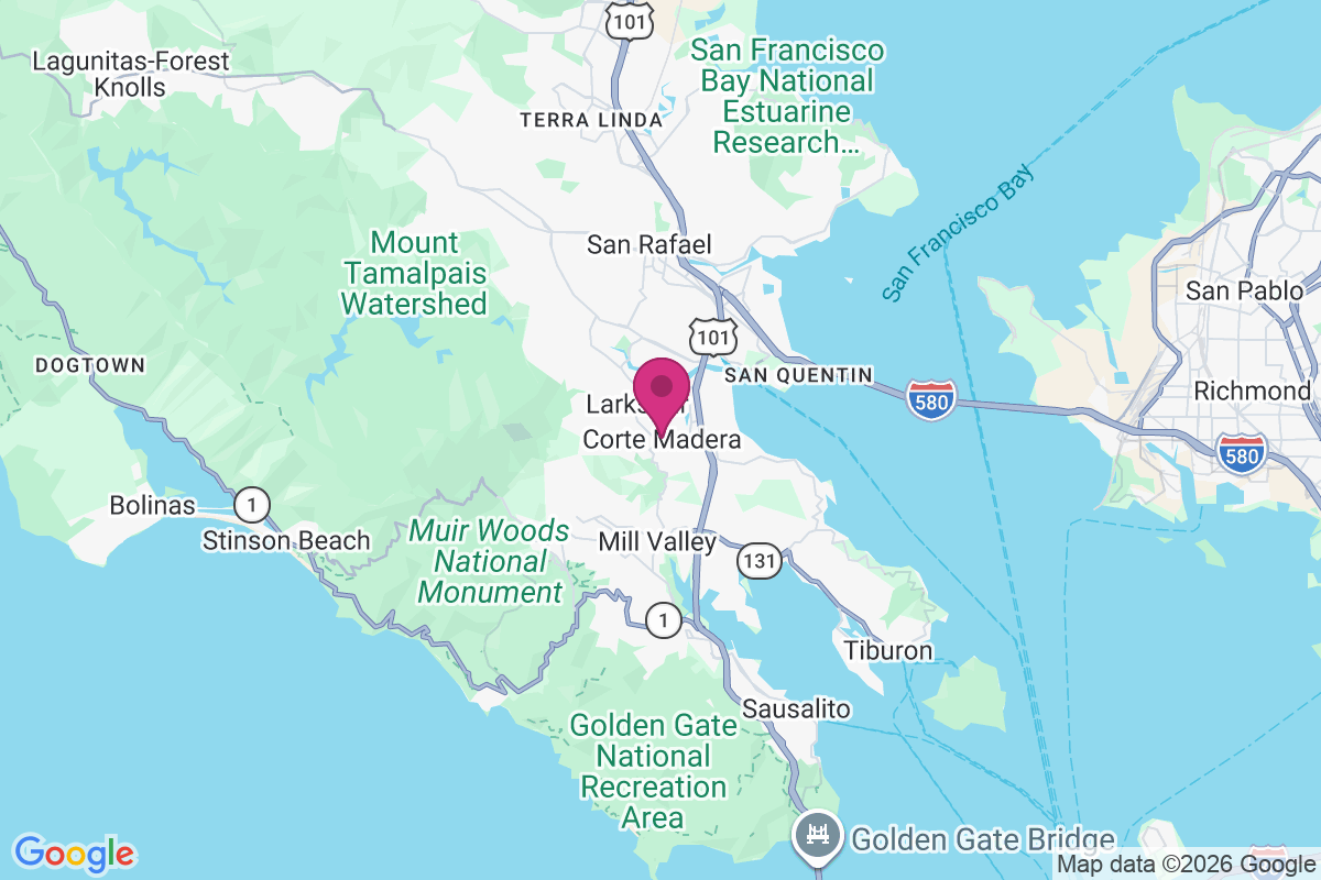 Corte Madera map