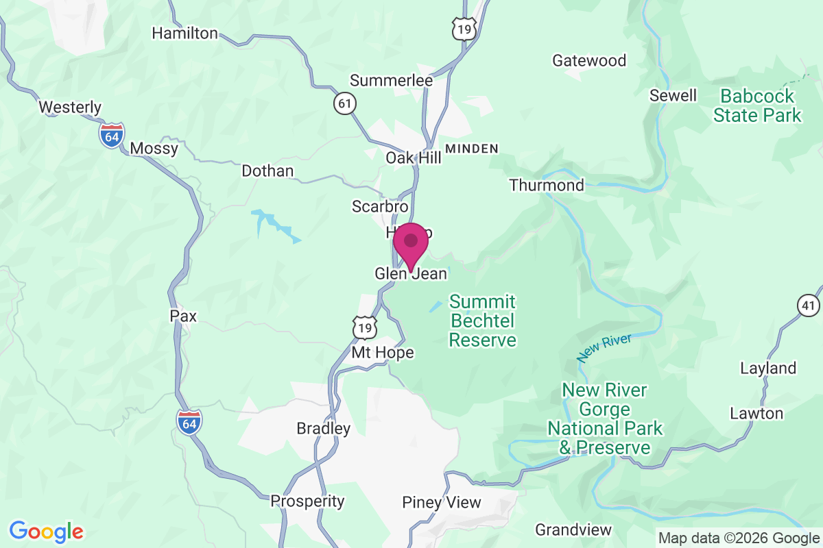 Glen Jean map