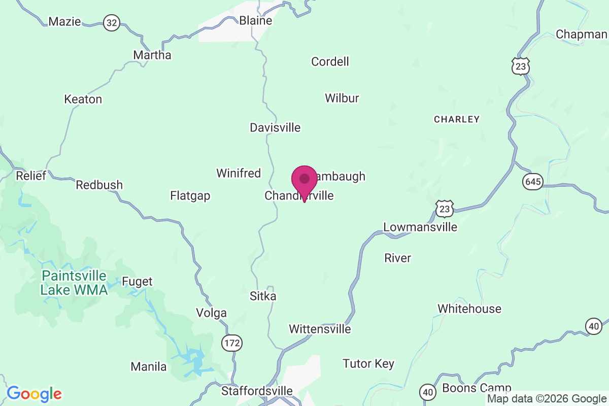 Chandlerville map
