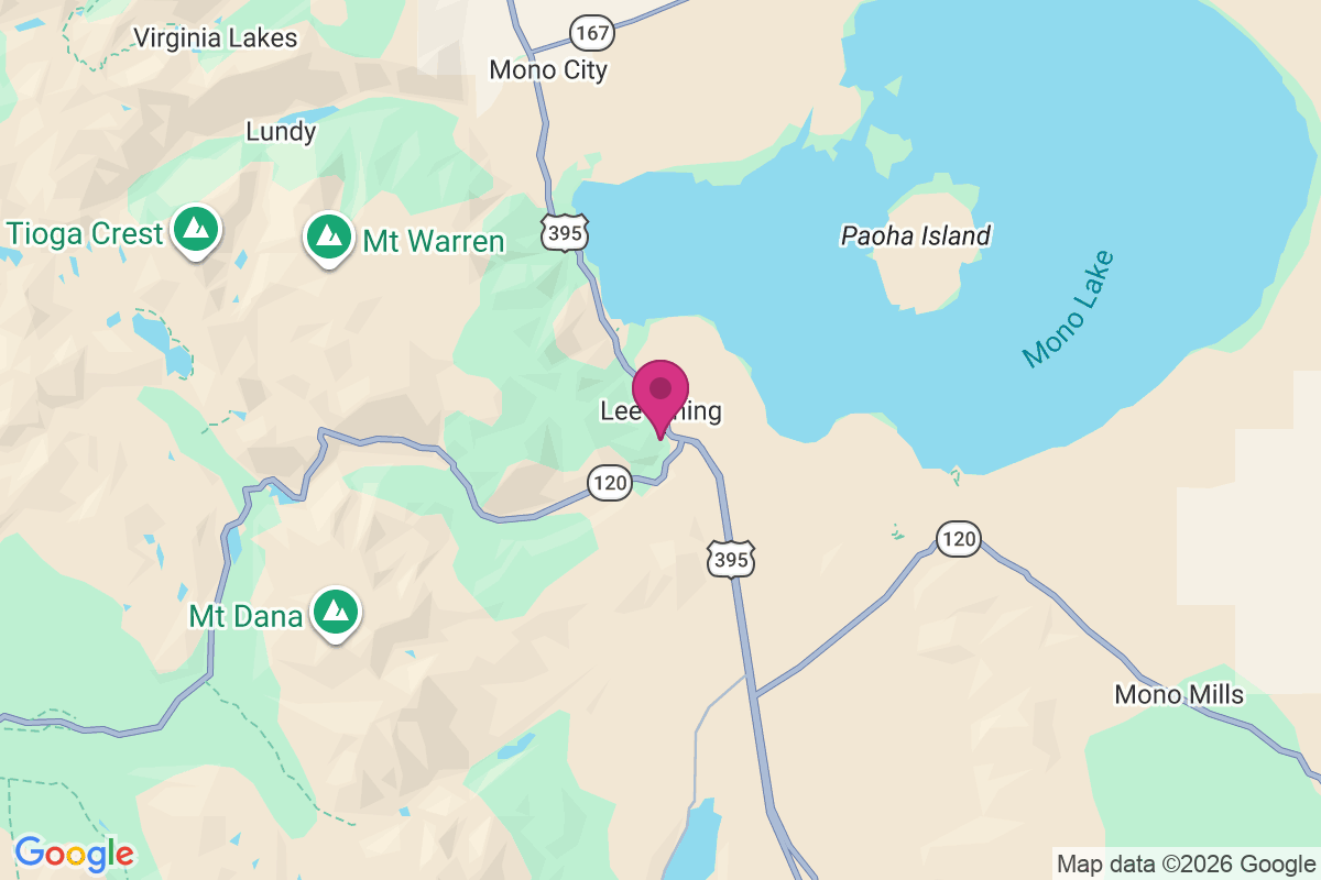 Lee Vining map