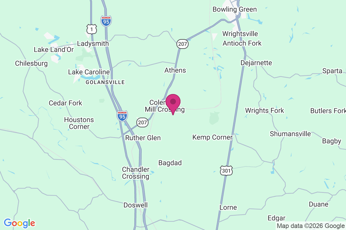Colemans Mill Crossing map