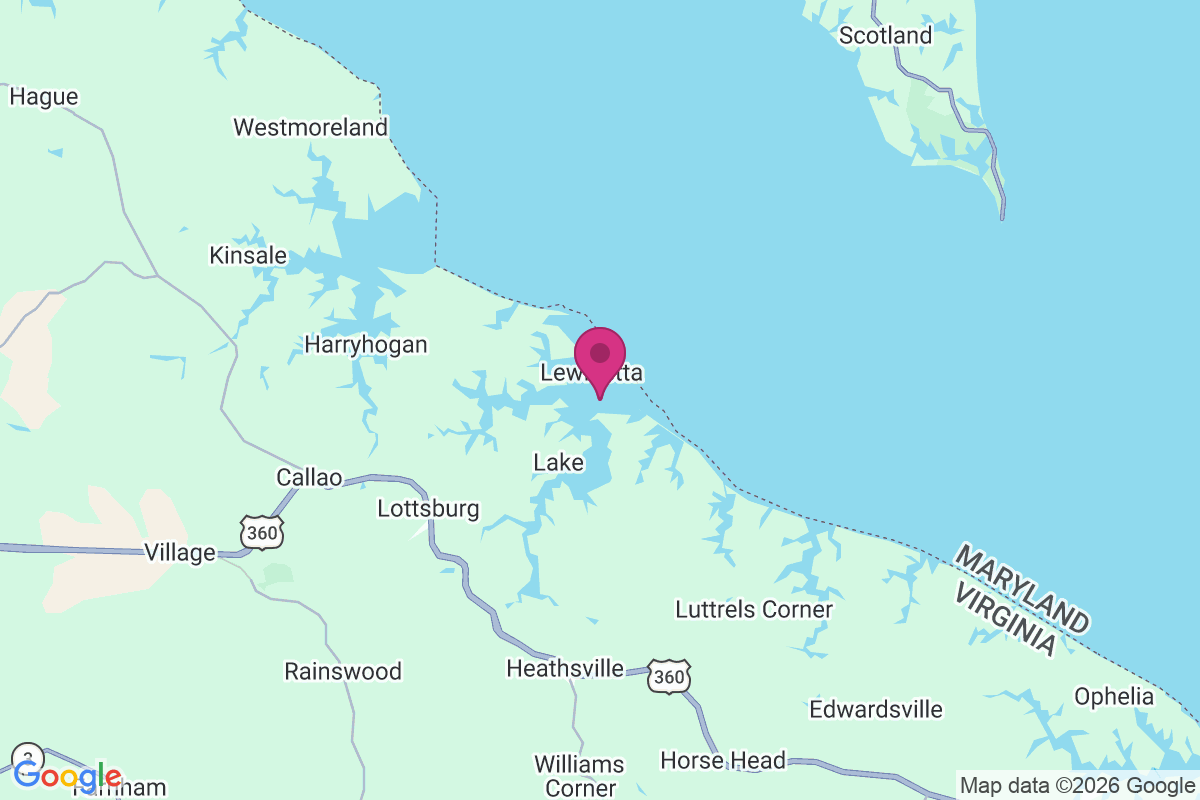 Lewisetta map