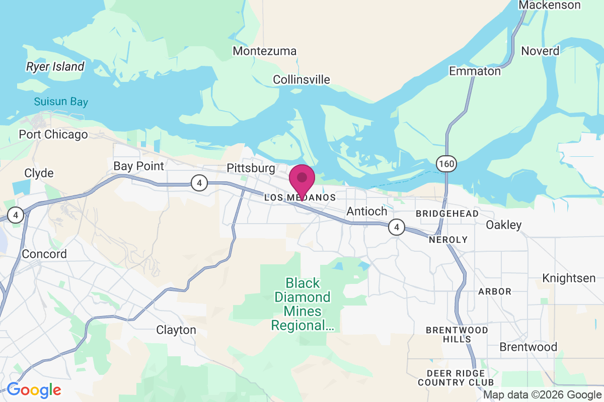 Los Medanos map