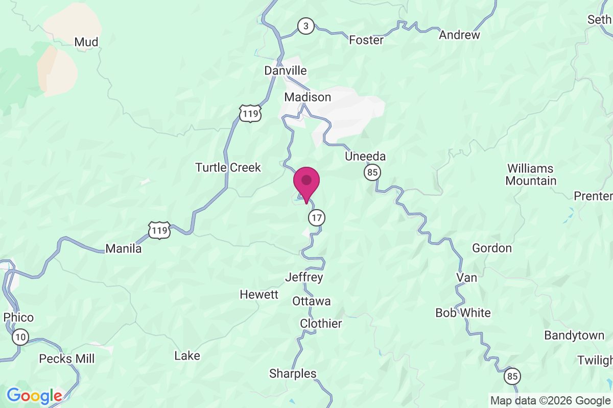 Powell Creek map