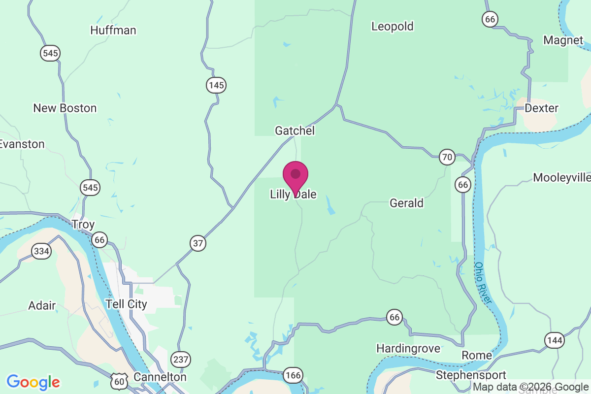 Lilly Dale map