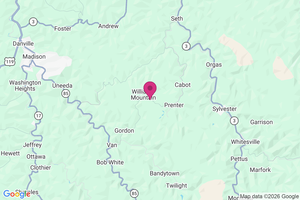 Williams Mountain map