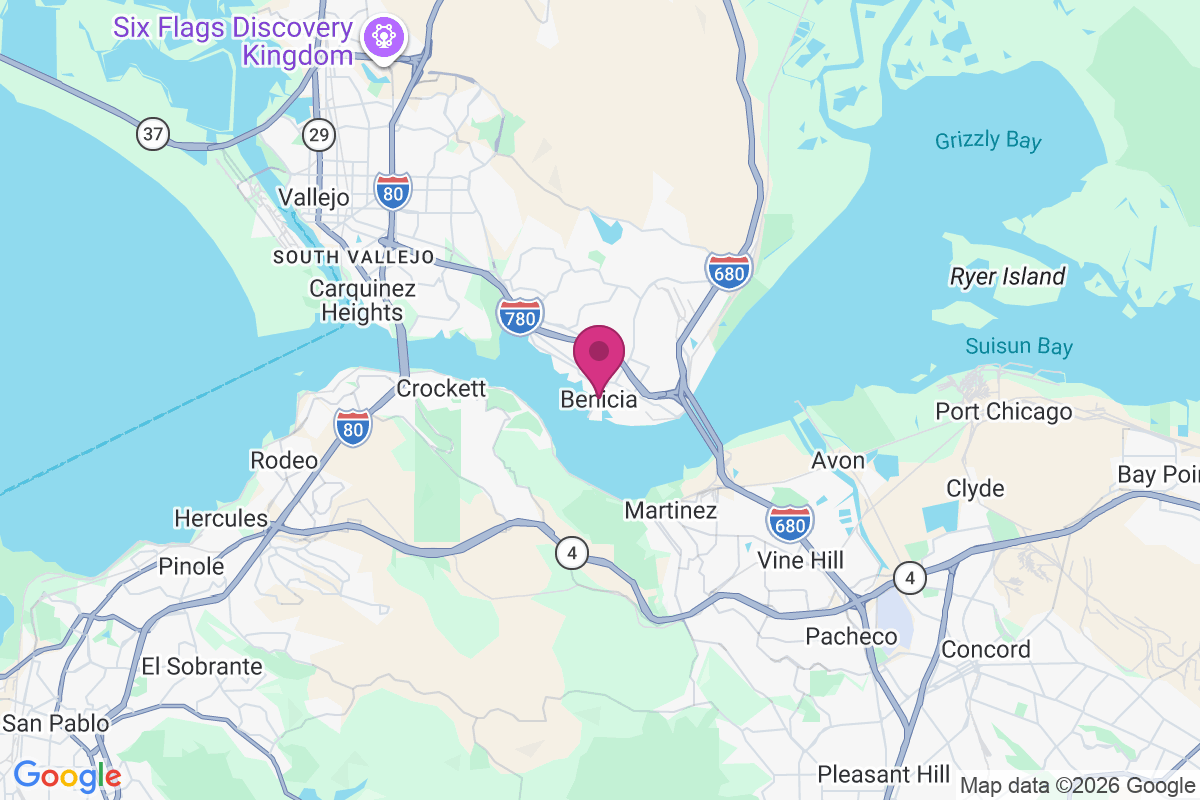 Benicia map