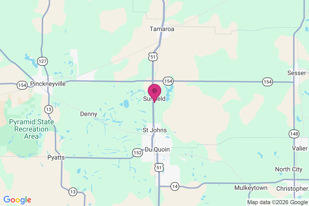 Sunfield map