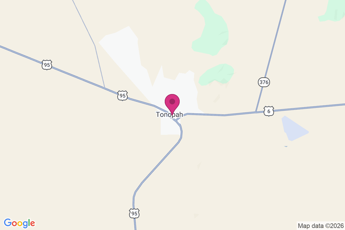Tonopah map
