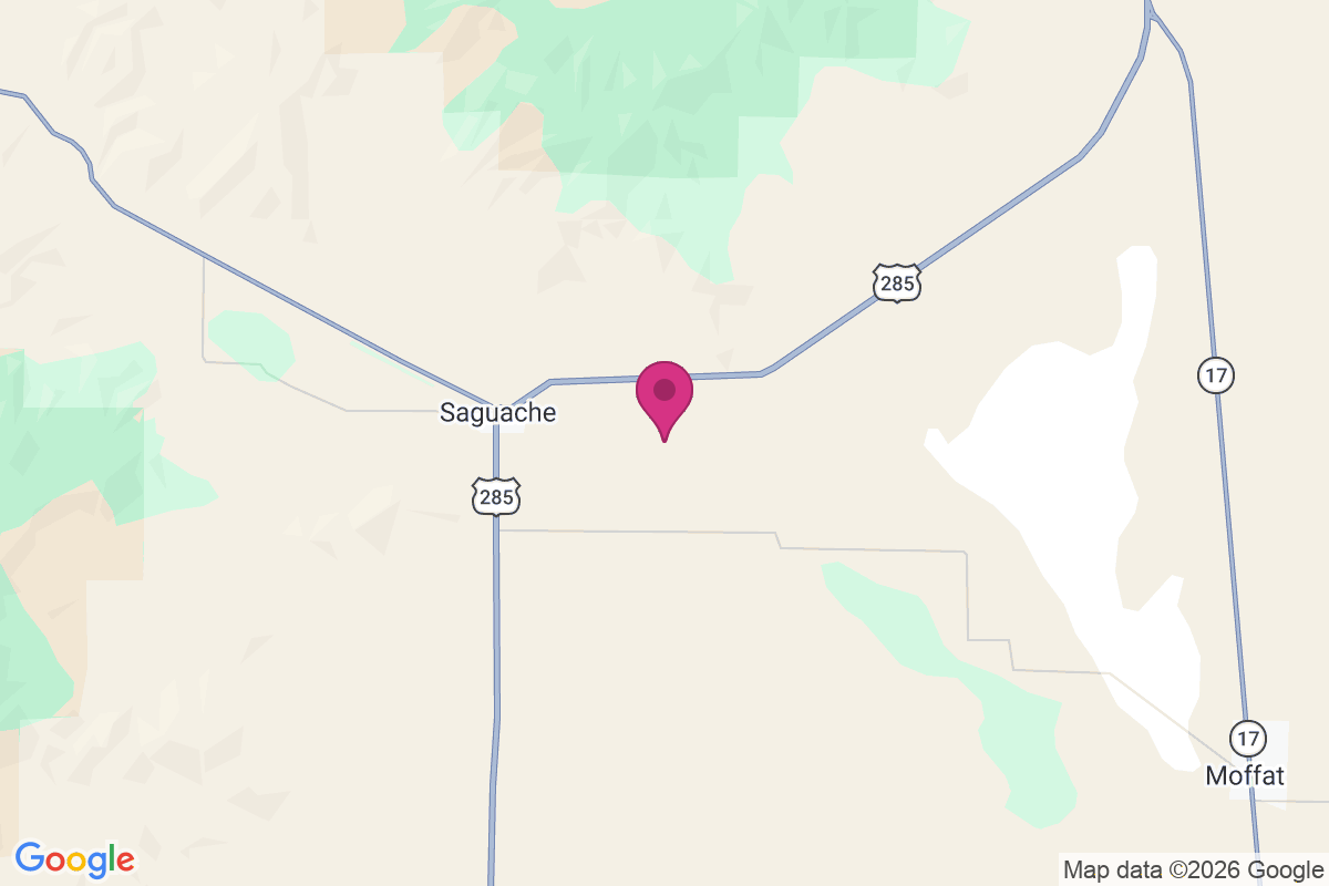 Saguache map