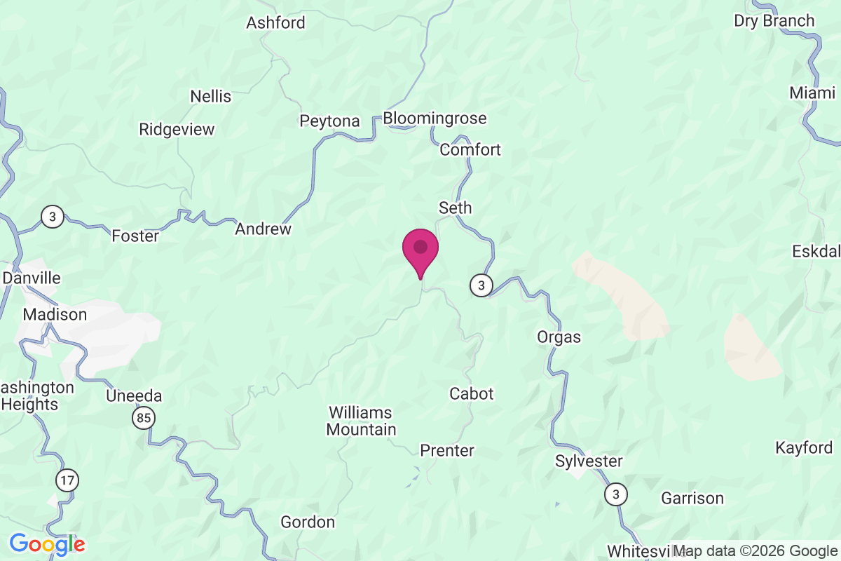 Hopkins Fork map