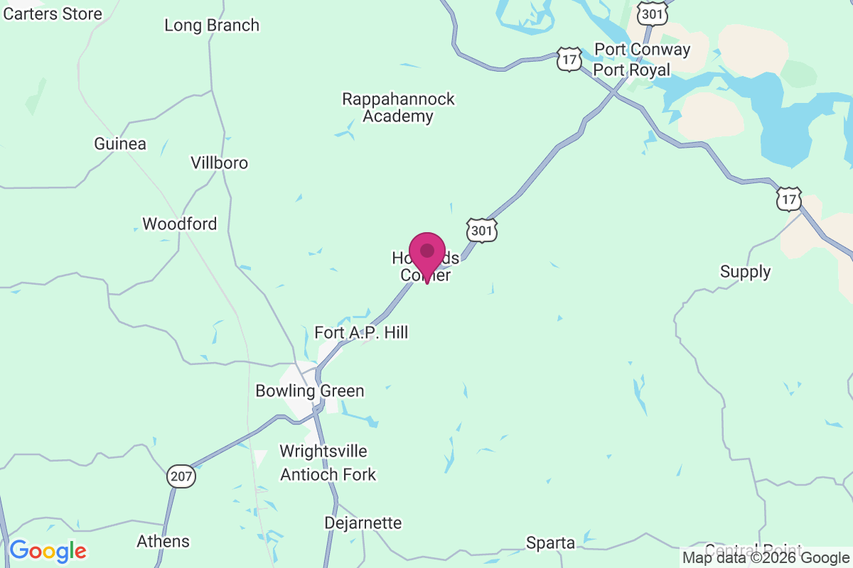 Howards Corner map
