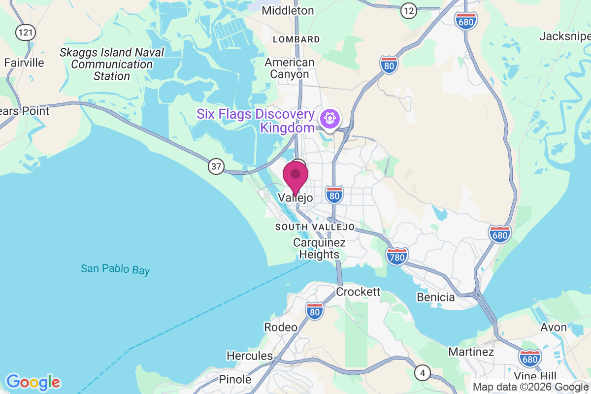 Vallejo map