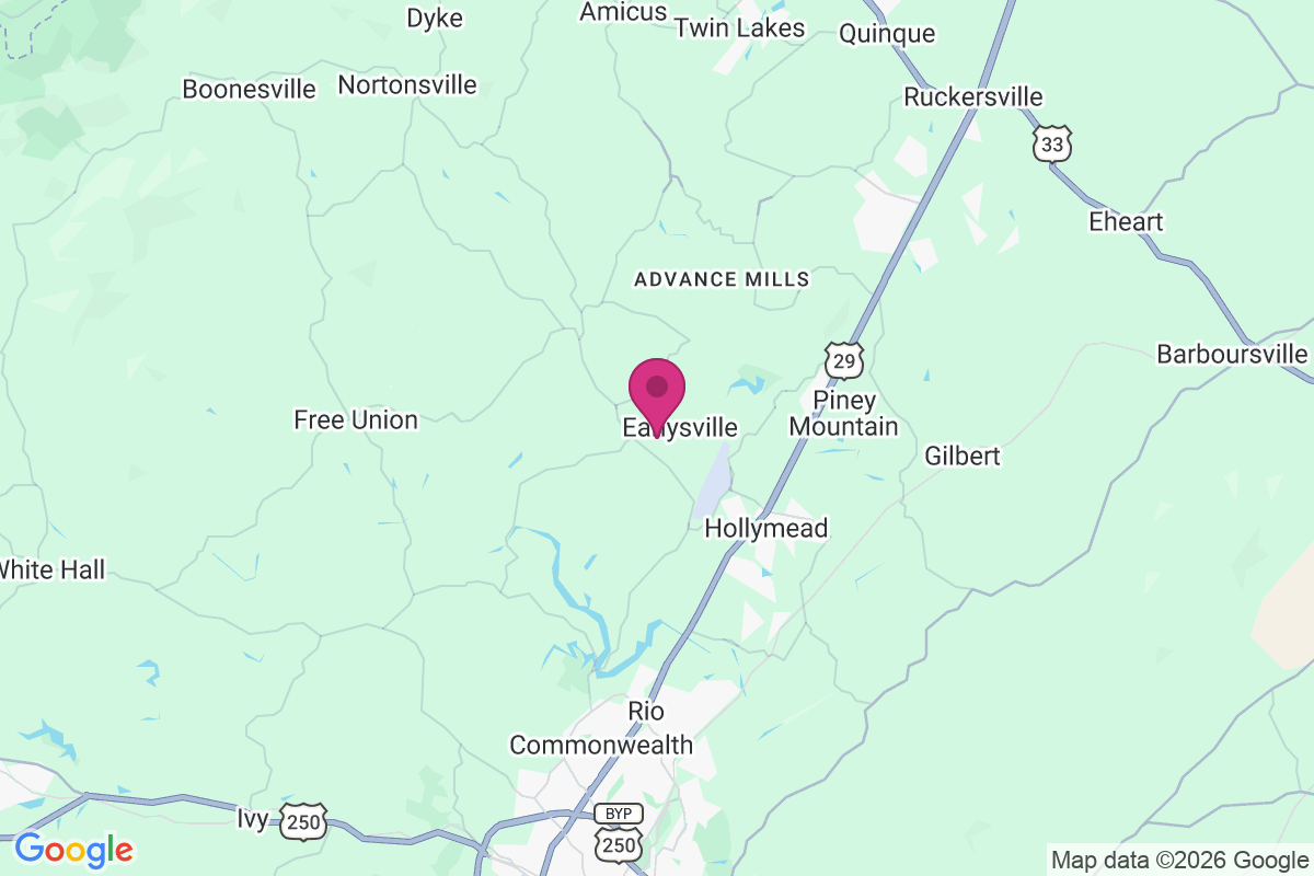 Earlysville Heights map