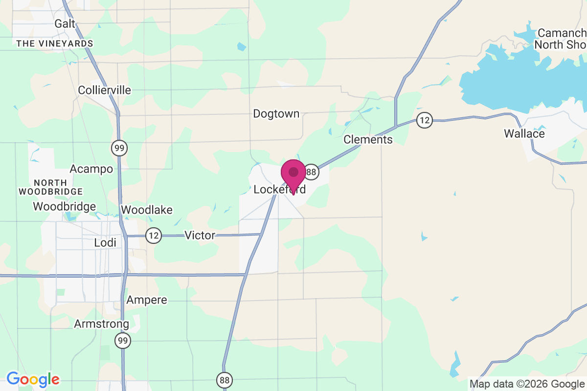 Lockeford map