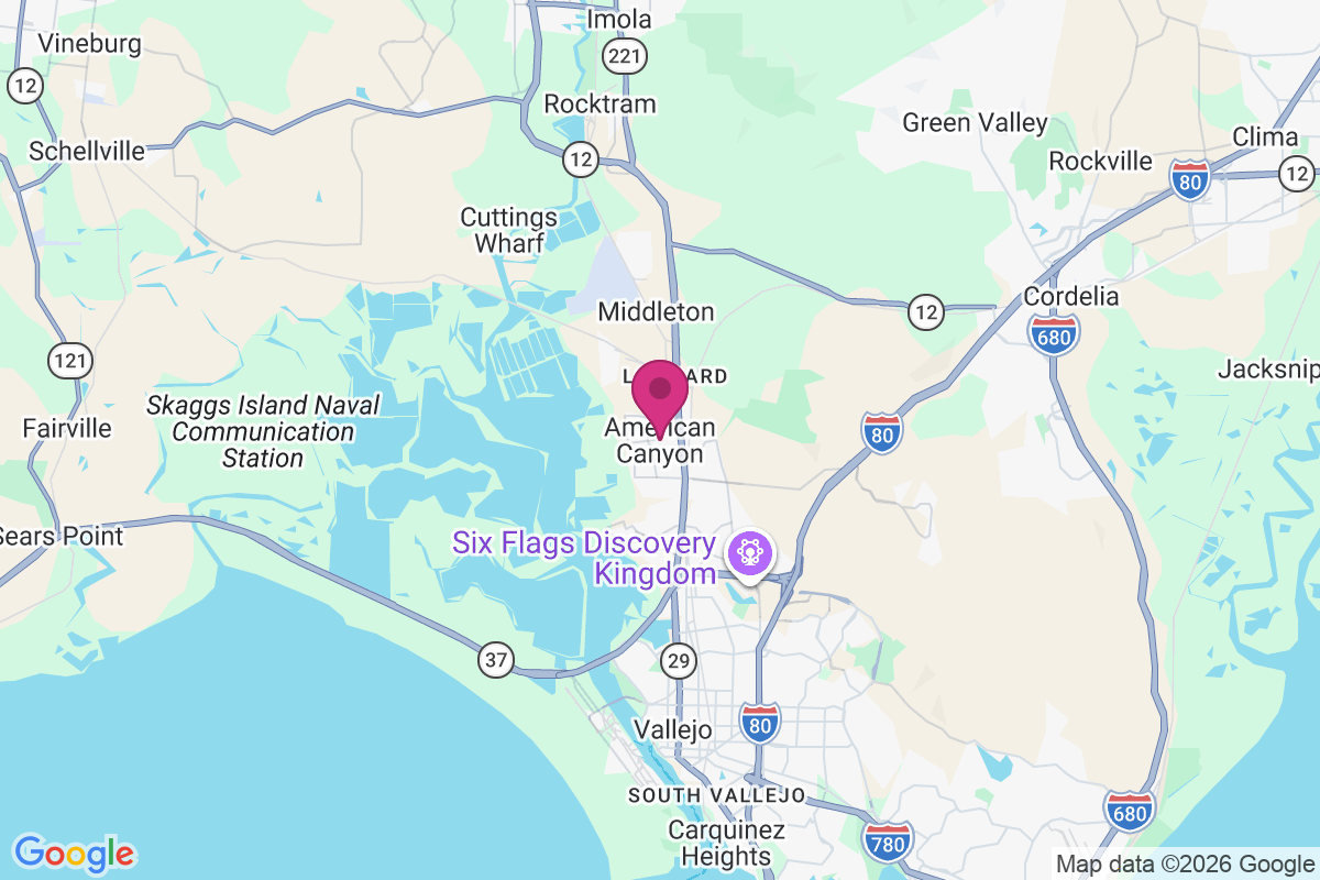 American Canyon map