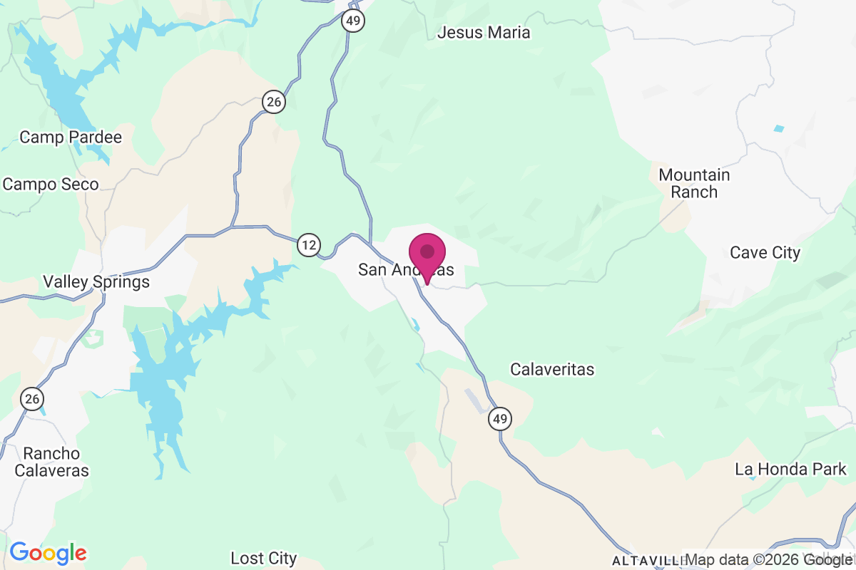 San Andreas map