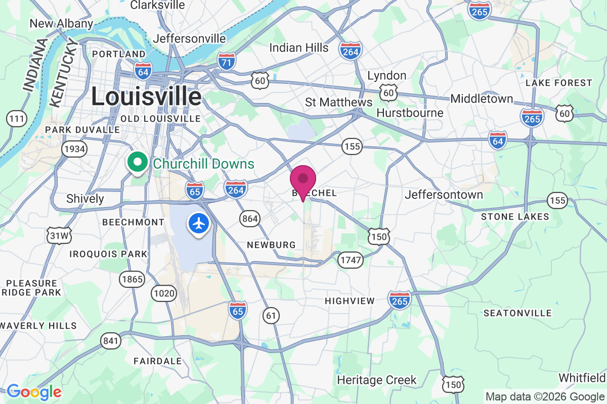 West Buechel map