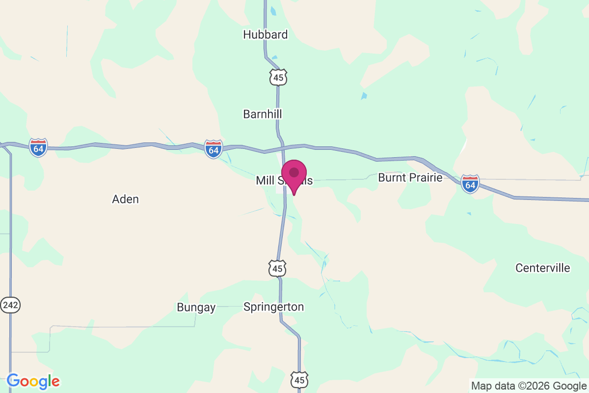 Mill Shoals map