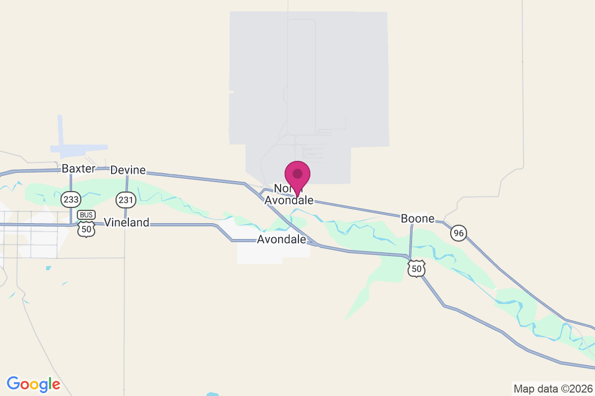 North Avondale map