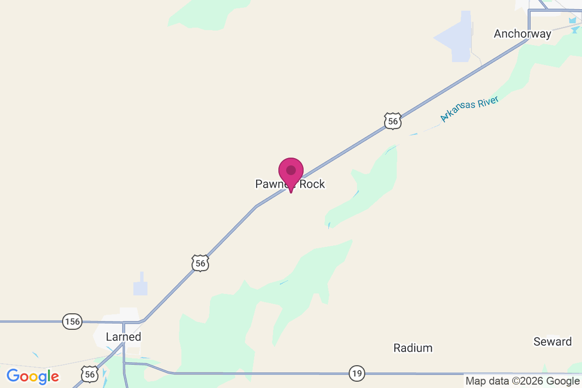 Pawnee Rock map