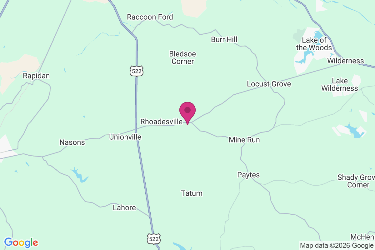 Verdiersville map