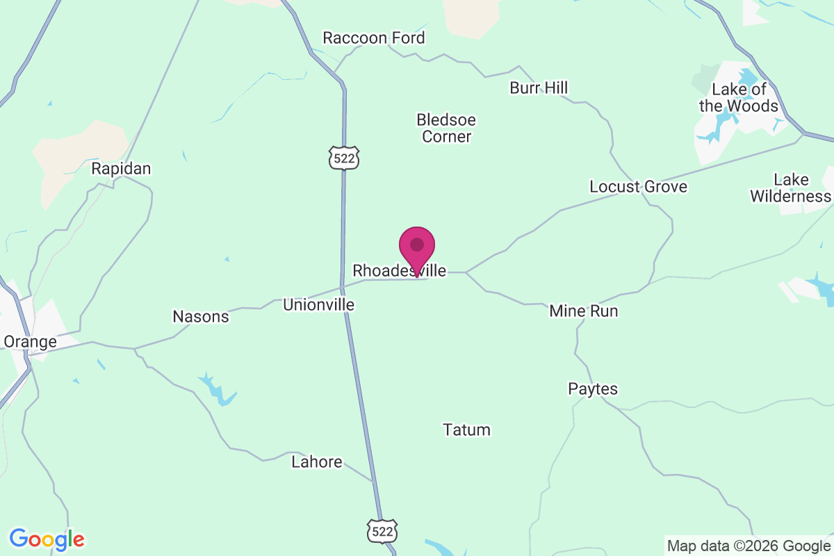 Rhoadesville map