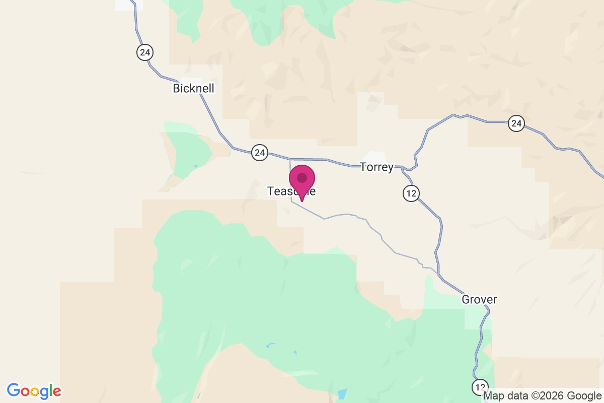 Teasdale map