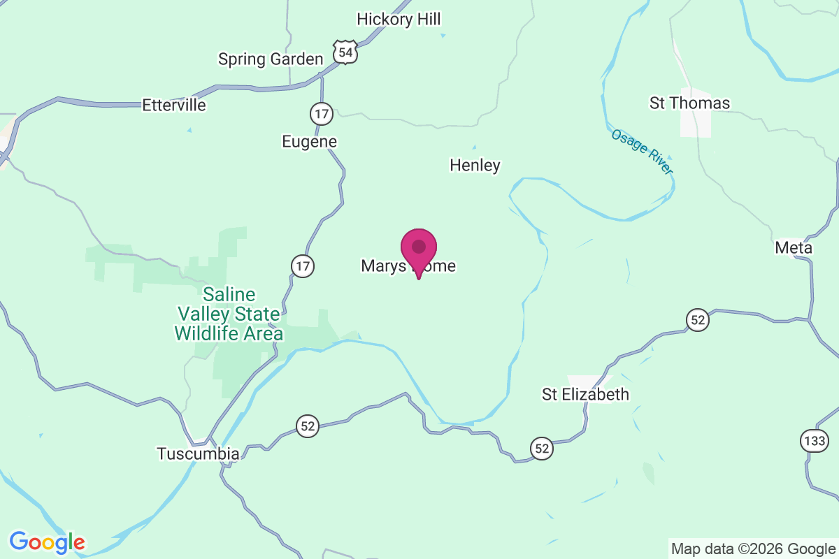 Marys Home map