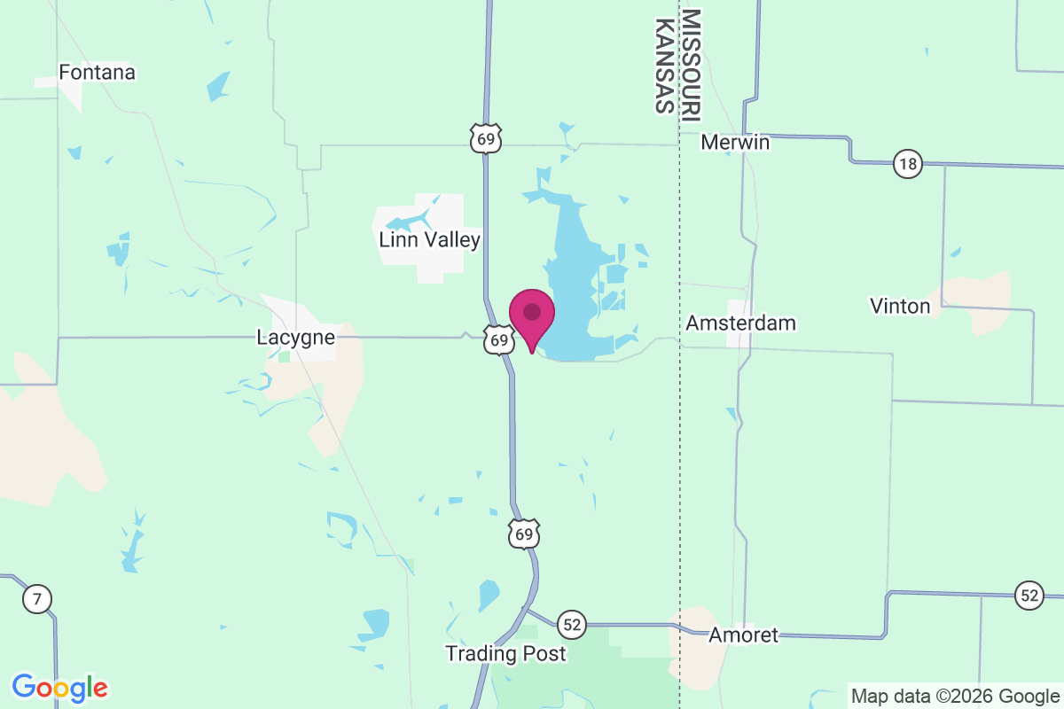 La Cygne Corner map
