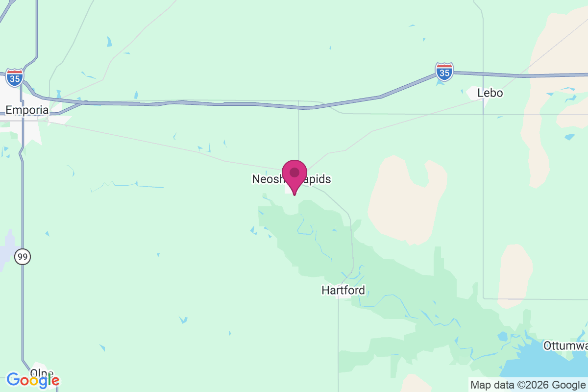 Neosho Rapids map