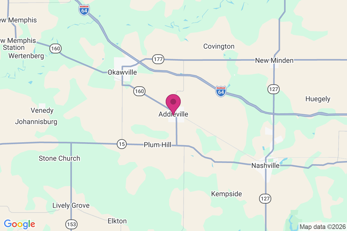 Addieville map