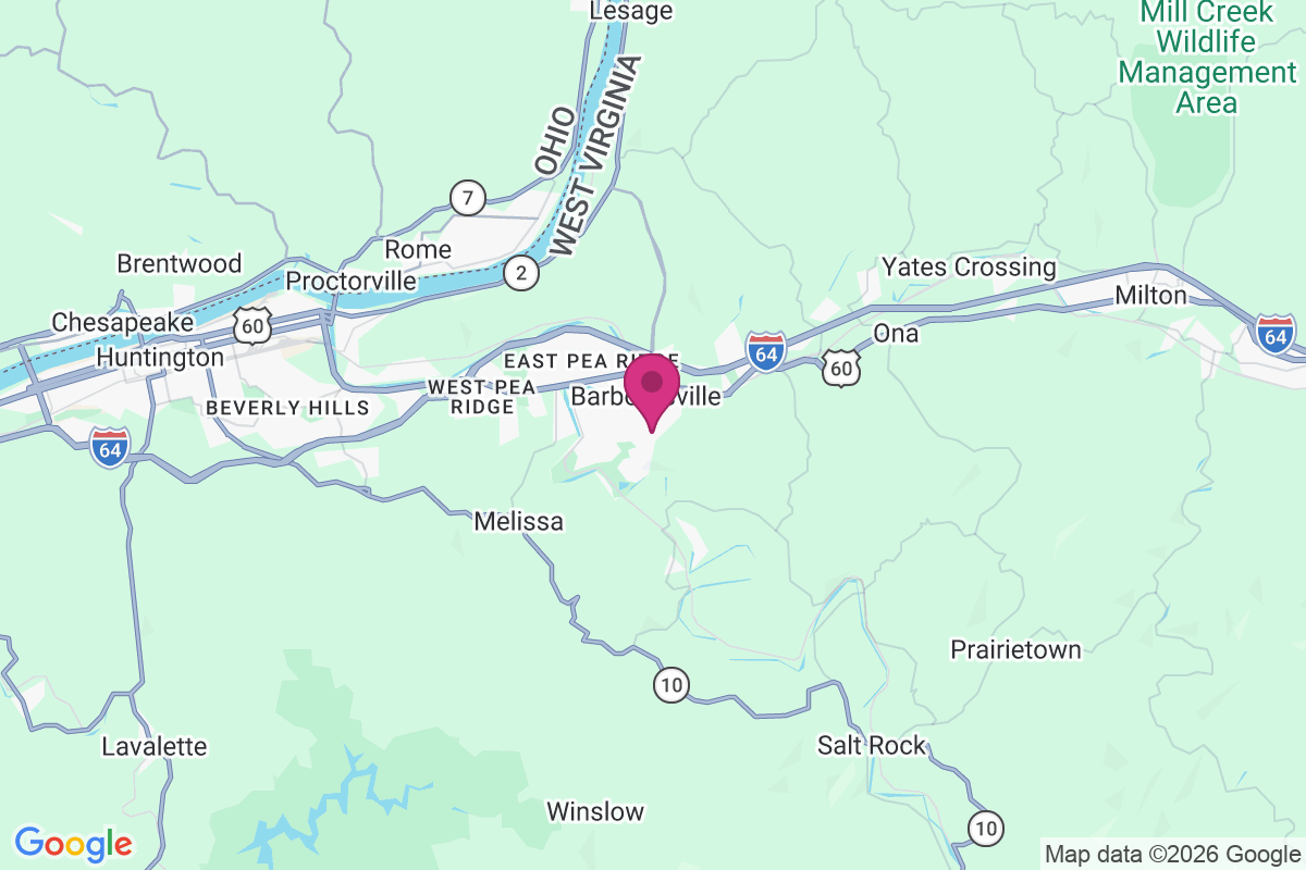 Barboursville map