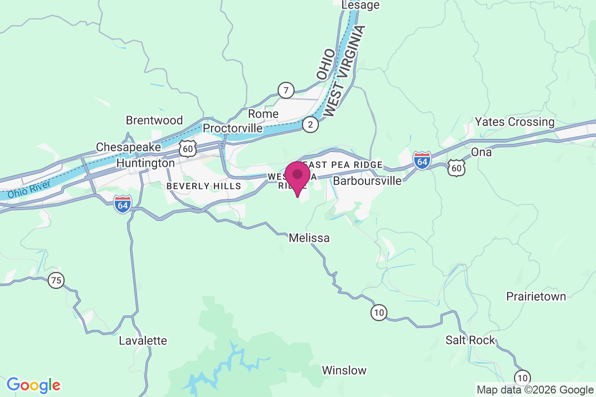 West Pea Ridge map