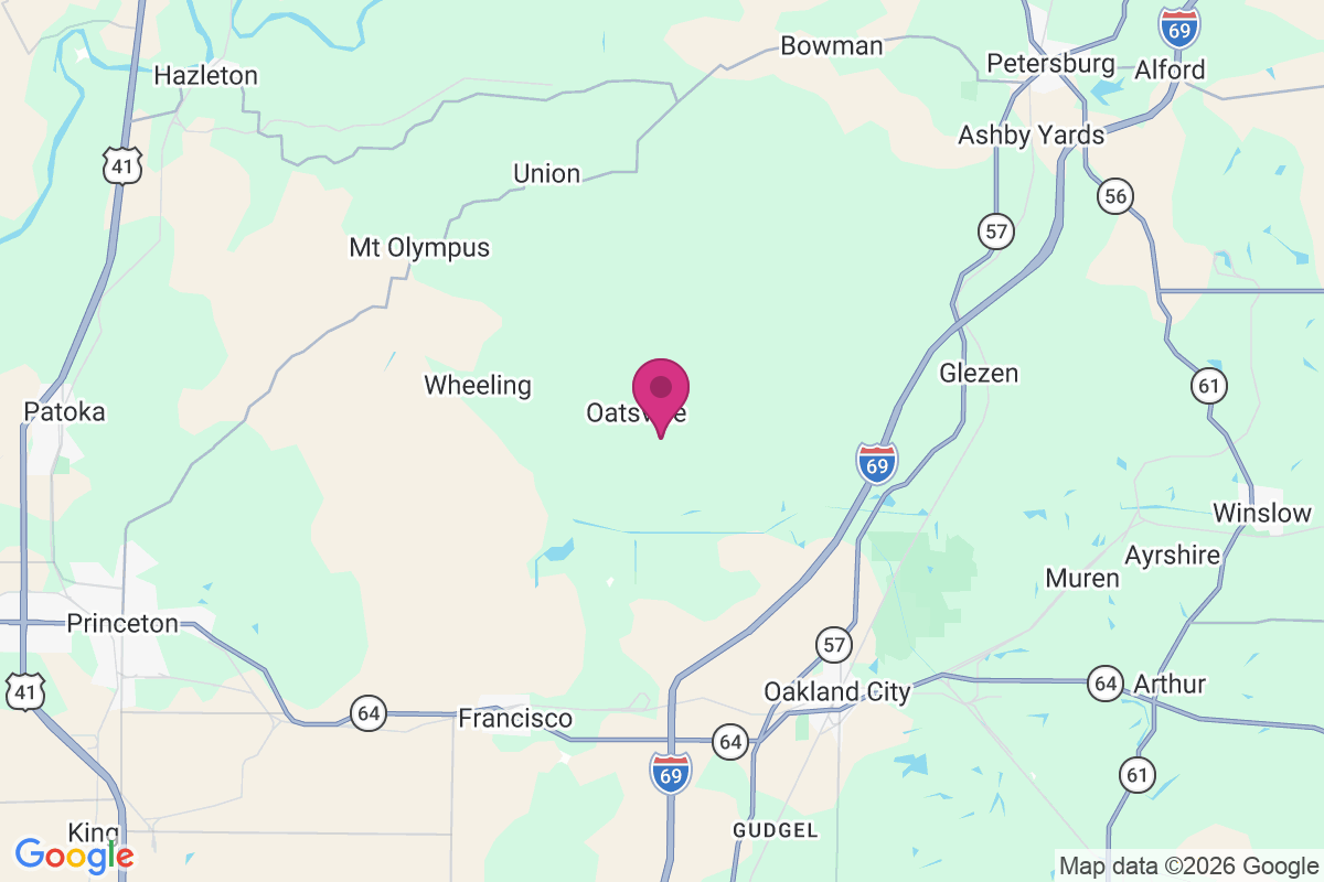 Oatsville map