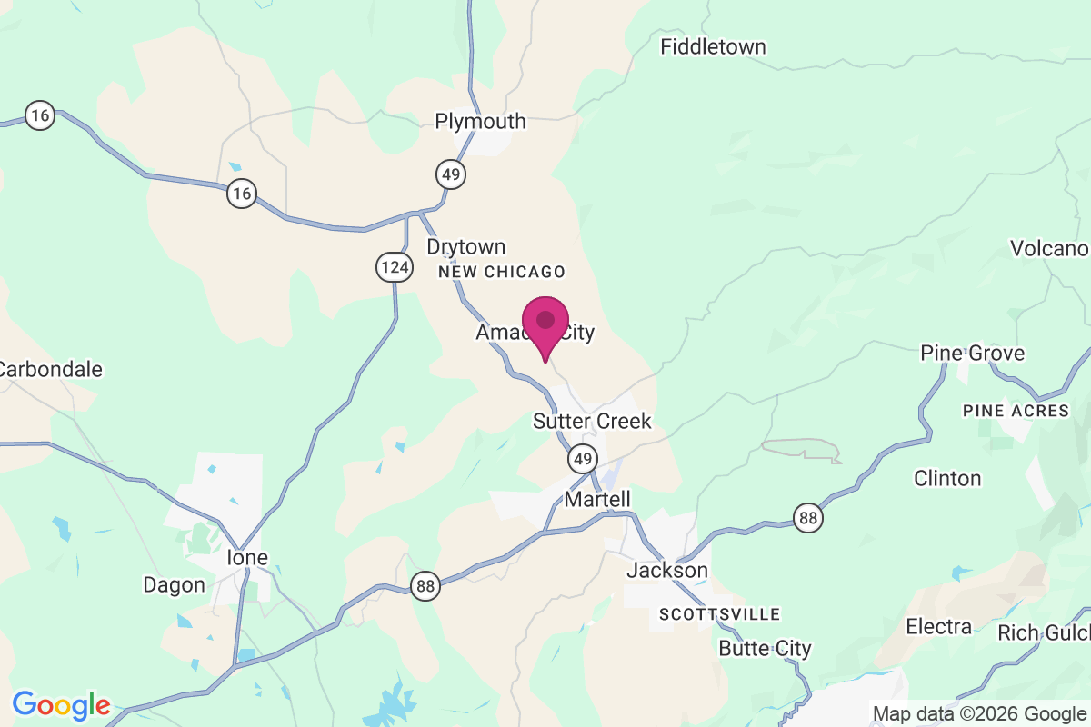 Amador City map