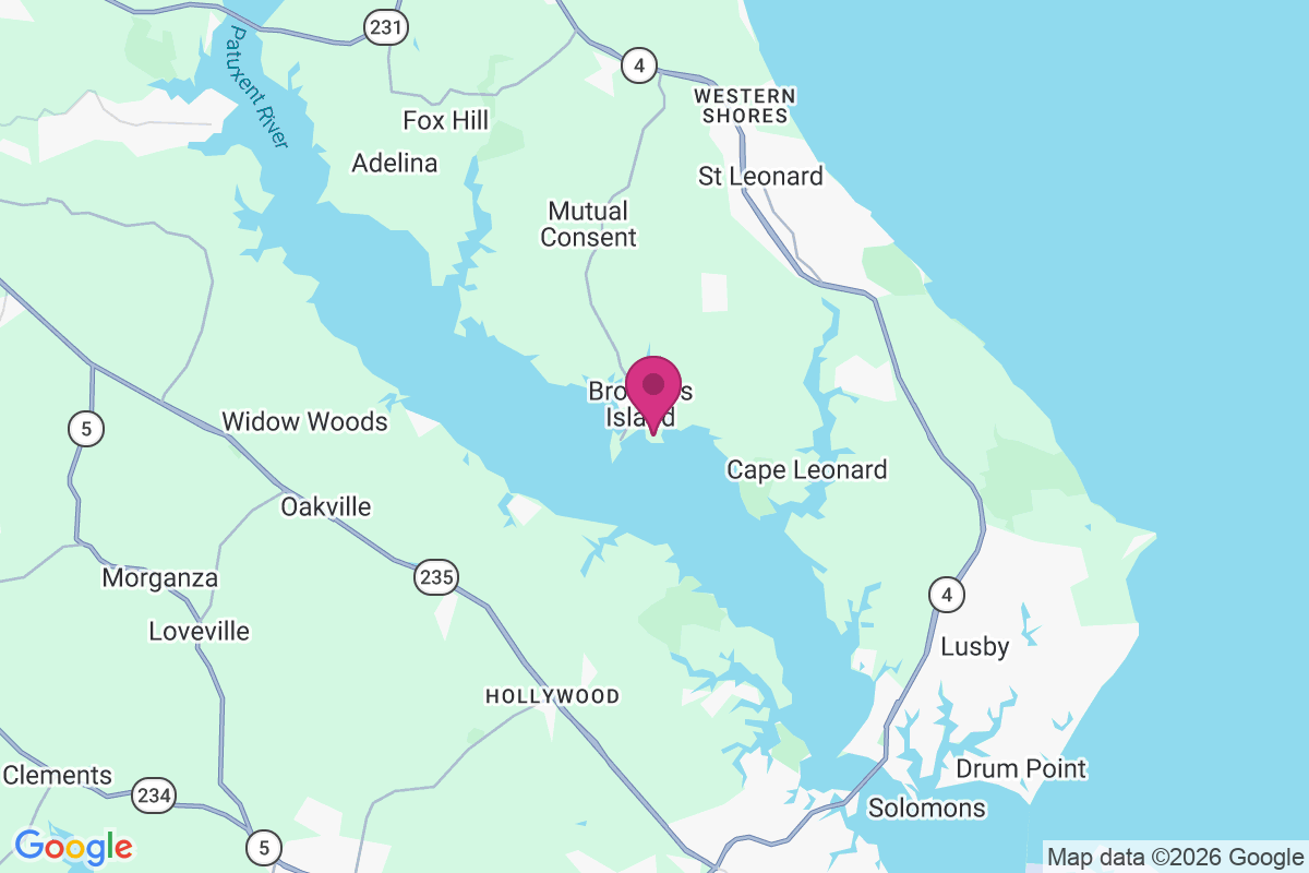 Broomes Island map