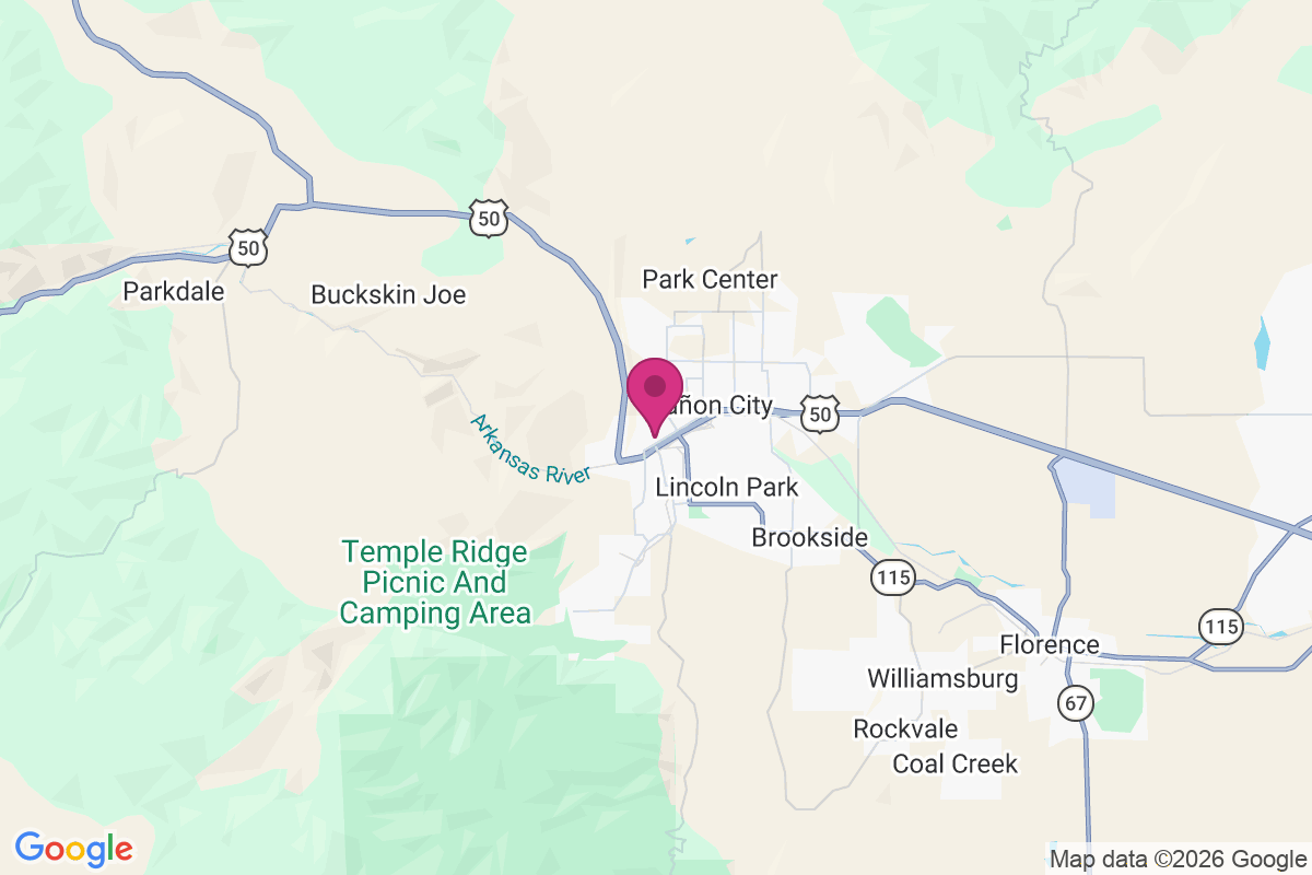 Canon City map