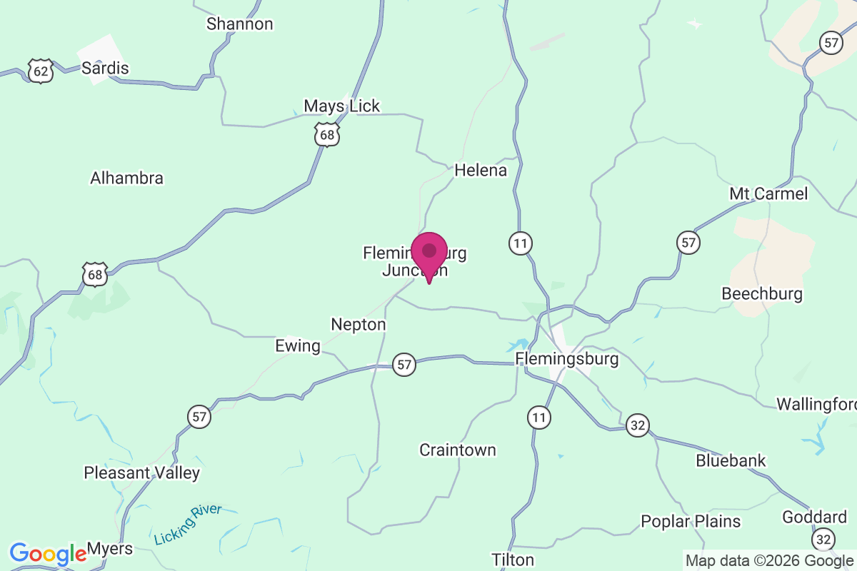 Flemingsburg Junction map