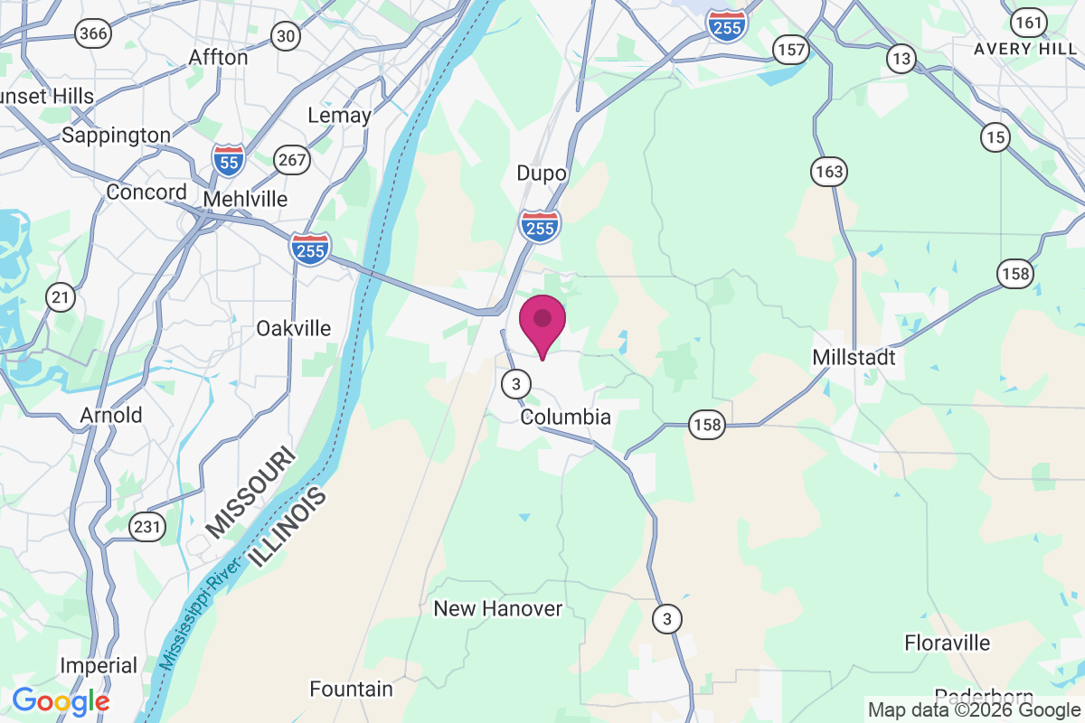 Millstadt Junction map